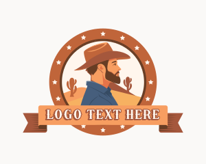 Fashion - Western Cowboy Desert logo design