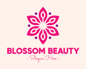 Blossom - Pink Flower Blossom logo design