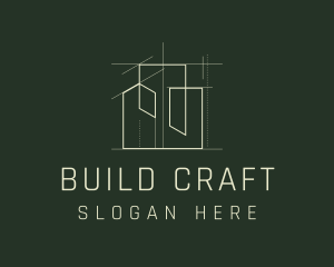 Building House Architecture logo design