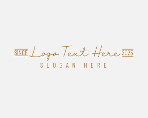 Elegant - Elegant Golden Brand logo design