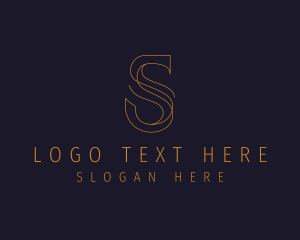 Monoline - Elegant Boutique Letter S logo design