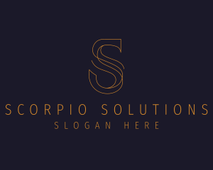 Elegant Boutique Letter S logo design