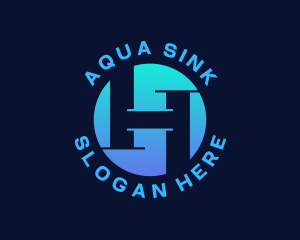 Sink - Plumbing Pipe Maintenance logo design