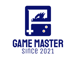 Nintendo - Blue Dragon Gameboy logo design