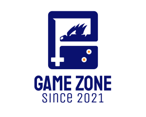 Blue Dragon Gameboy  logo design