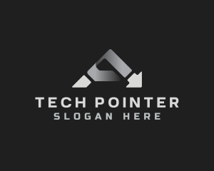 Pointer - Arrow Media Software logo design