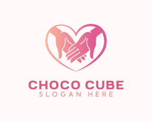 Helping Hand - Love Hand Charity logo design