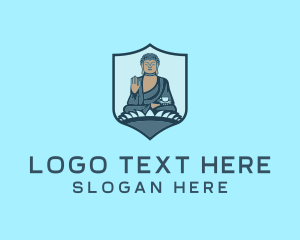 Landmark - Buddhism Temple Landmark logo design