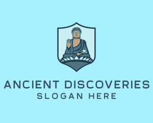 Buddhism Temple Landmark logo design