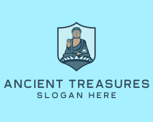 Buddhism Temple Landmark logo design