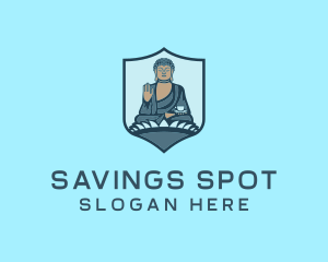 Buddhism Temple Landmark logo design