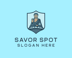 Buddhism Temple Landmark logo design