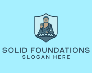 Tourist Attraction - Buddhism Temple Landmark logo design