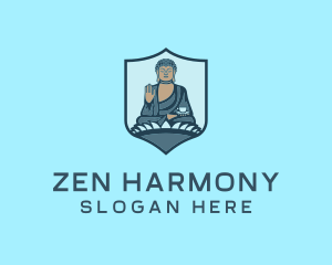 Buddhism Temple Landmark logo design