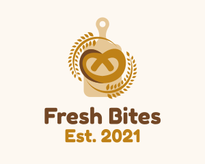 Bagel - Wheat Pretzel Baker logo design