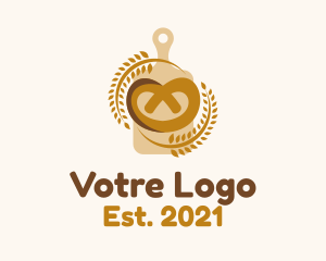 Mill - Wheat Pretzel Baker logo design