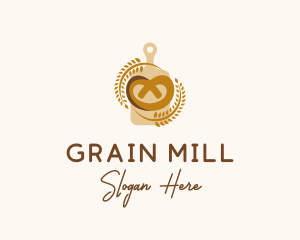 Mill - Wheat Pretzel Baker logo design