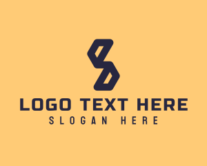 Letter S - Masculine Outline Letter S Business logo design