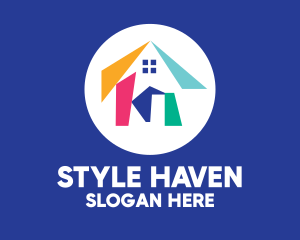 Block - Colorful Modern Housing logo design