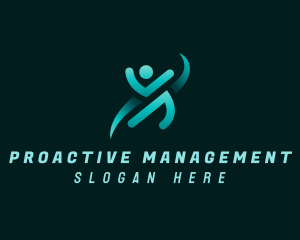Leader Training Management logo design