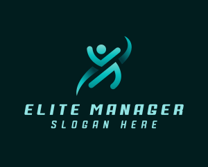 Leader Training Management logo design