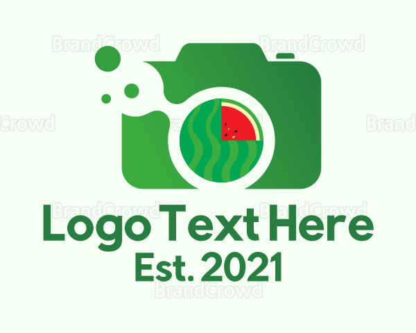 Green Watermelon Camera Logo