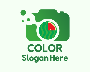 Green Watermelon Camera Logo