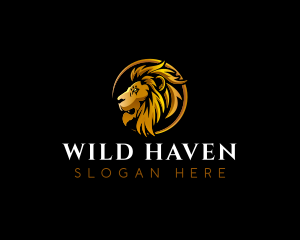 Wild Lion Hunter logo design