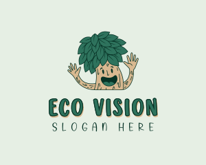 Sustainable Eco Tree  logo design