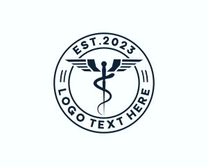 Caduceus Medical Hospital logo design