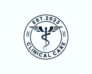 Caduceus Medical Hospital logo design