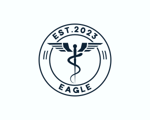 Caduceus Medical Hospital logo design