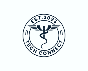 Treatment - Caduceus Medical Hospital logo design