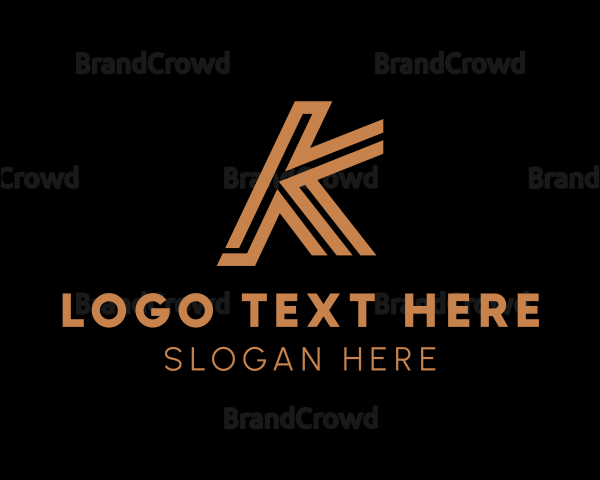 Premium Professional Letter K Company Logo
