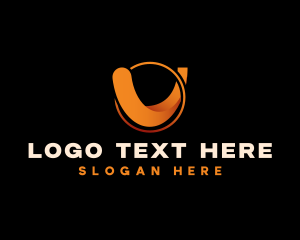 Lettermark - Company Business Letter U logo design