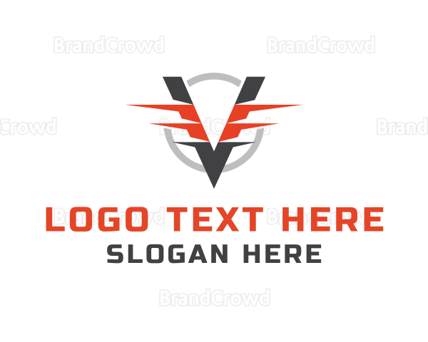 Automotive Modern Wings Logo