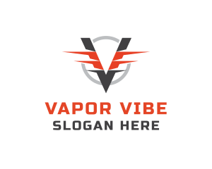 Automotive Modern Wings logo design