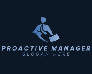 Manager - Corporate Employee Person logo design