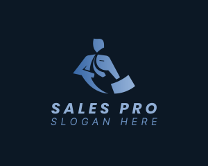 Salesman - Corporate Employee Person logo design