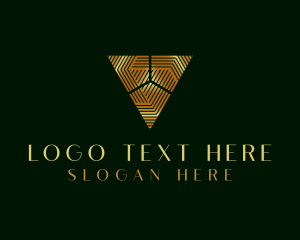 Corporate - Premier Premium Triangle logo design