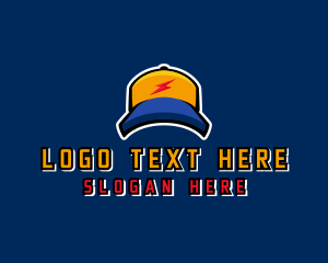 Esports - Lightning Hat Apparel logo design