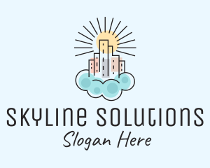 Sunshine Cityscape Building logo design