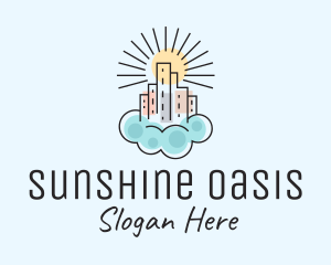 Sunshine Cityscape Building logo design