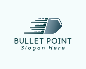 Firearm - Fast Bullet Ammunition logo design