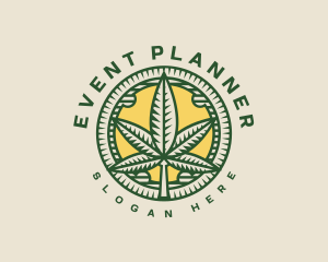 Herbal Marijuana Leaf Logo