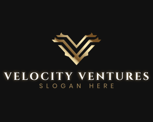 Elegant Consulting Letter V logo design