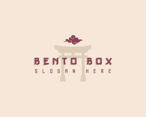 Bento - Japanese Landmark Temple Cloud logo design