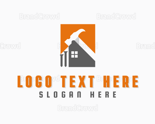 Contractor Hammer Repair Logo