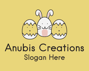 Easter Bunny Chicks  logo design