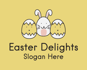 Easter - Easter Bunny Chicks logo design